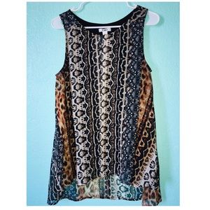 Cato  black top shirt size L 🐯